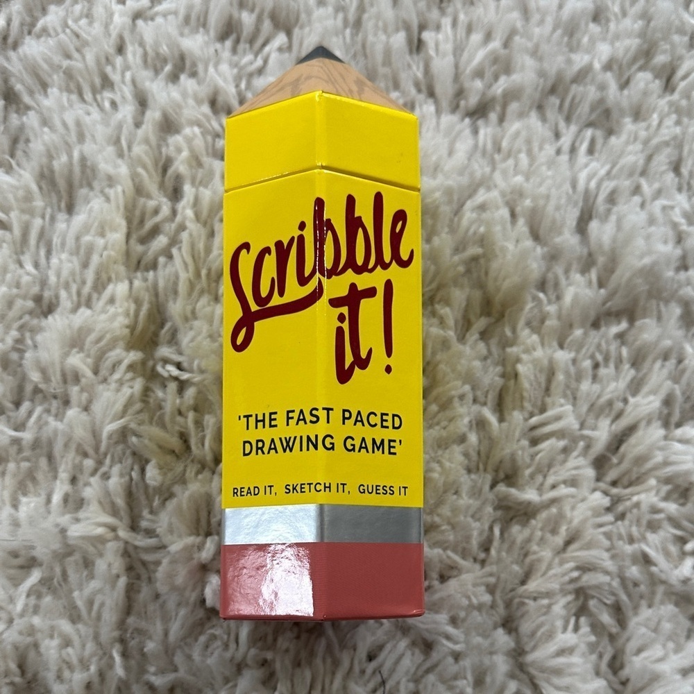 Fast-Paced Drawing Game - Yellow and Red NWOT